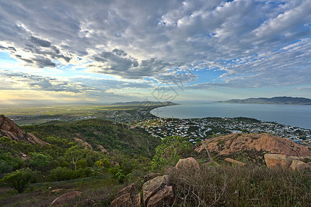 黎明时从TownsvilleCastle图片