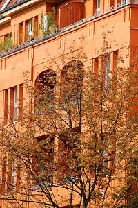 柏林市中心的公寓街区图片