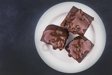 素食巧克力点心蛋糕图片