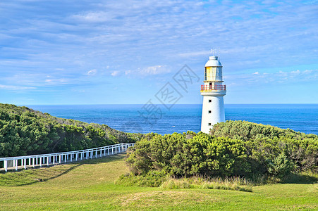 OtwayLighthouse角与后海相伴的海洋沿图片