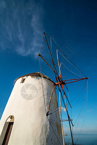 米科诺斯的标志风车希腊基图片