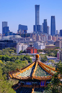 北京市中心商业区的天窗图片