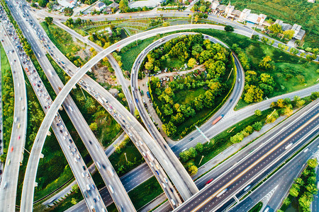 与汽车运输运输业的公路航空和车图片