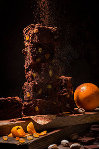 橙皮和坚果自制面包店和甜点图片