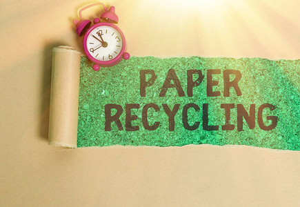 文字书写文本纸张回收商业照片展示通过回收废纸以新图片