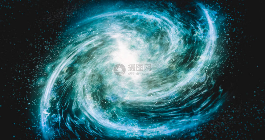 深空恒星和系的宇宙场景展示了空间探索光图片