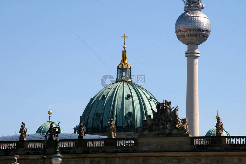柏林市中心的建筑图片