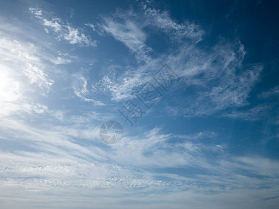 干净的蓝天白云图片