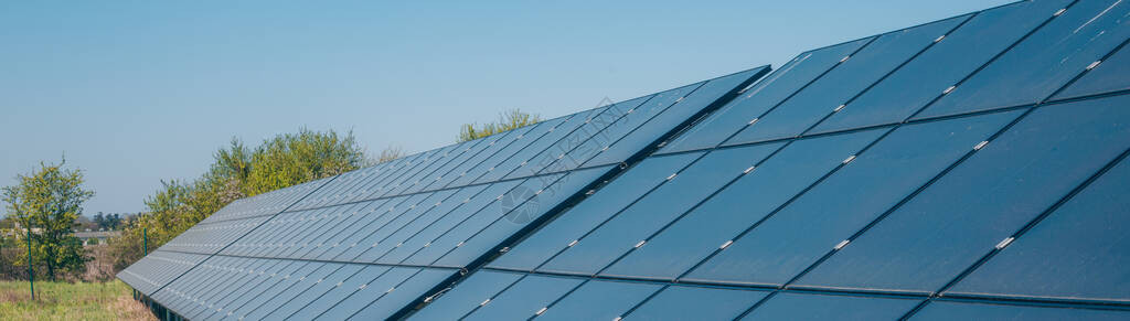 电力太阳能电池板站光伏组件替代电源可再生能源图片