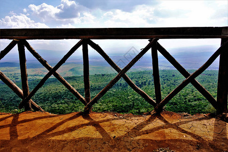 雄伟的东非大裂谷在肯尼亚图片