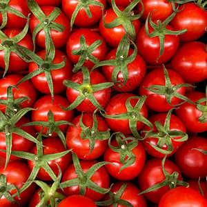 宏观照片食物蔬菜西红柿樱桃纹理背景樱桃番茄库存照片西红柿小图片