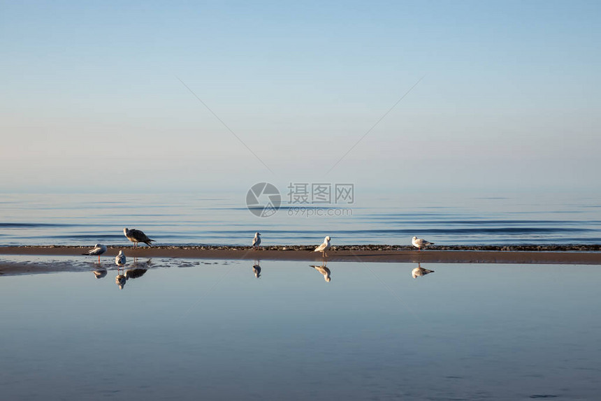 晚安阿佐夫海的宁静图片