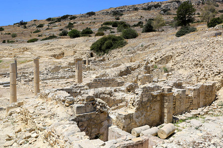 塞浦路斯古老城阿马图斯Am高清图片