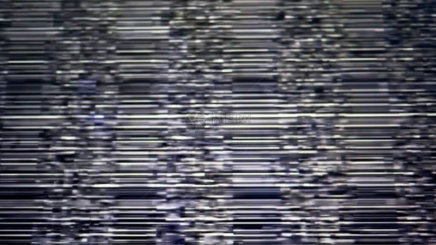 失去的信号VHS破碎和静态噪音颜色背景与光电视和监视静态线是随图片