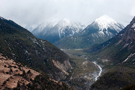 喜马拉雅山地貌图片