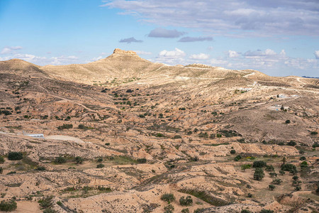 DjebelDahar河位于突尼斯南部高清图片