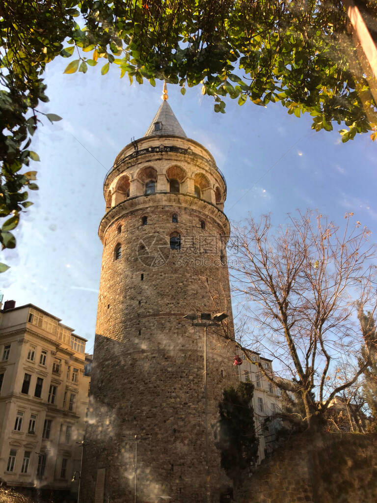 加拉塔是位于伊斯坦布尔加拉塔区的一座塔该建筑于528年图片