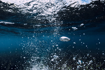 海浪水下水下的海洋纹理图片