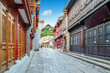 西津都古老街是振江市一家古老商业街图片