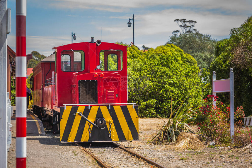 新西兰奥玛鲁的旧火车图片