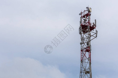 3G4G5G无线和手机电信塔高清图片