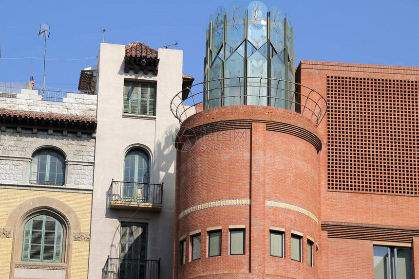 巴塞罗那市的建筑图片
