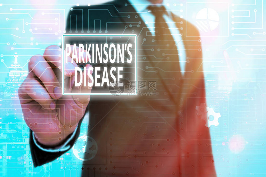 Parkinsons疾病商业图片展示晚年慢累进神经系统疾病ParkinsonsDi图片