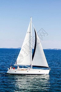 2012年5日在克罗地亚比奥格勒帆船是克罗地亚最受欢图片