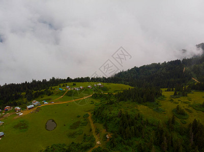 Kackar山和高原空中图片