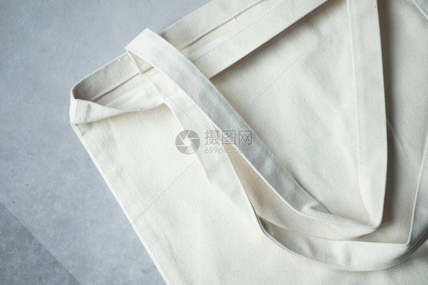 由织物或手提袋织物布购物袋制成的空白生态购物袋生态或环图片