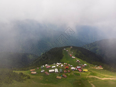 Pokot高原和Kackar山脉空中图片