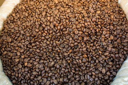 咖啡豆质地或咖啡豆背景图片