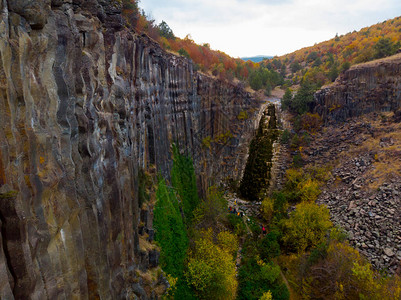 斜长石Basalt悬崖自然公园背景