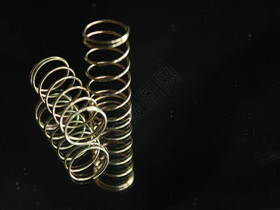 金属弹簧圆形螺旋反射弹图片
