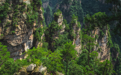 郭子凡张家吉阿凡山自然公园Avatar山区自然公园背景