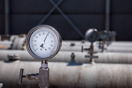 测量荷兰天然气工业中压力计工业的压力图片