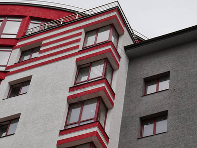 红砖楼现代化办公楼红砖墙图片