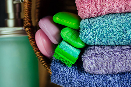 毛巾肥皂洗浴衣凝胶木本图片