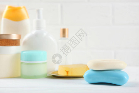 洗手卫生和手部清洁用肥皂图片