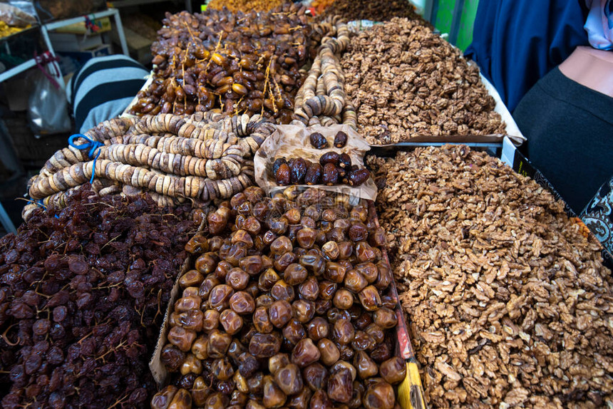 摩洛哥马拉喀什市的麦地那市场图片