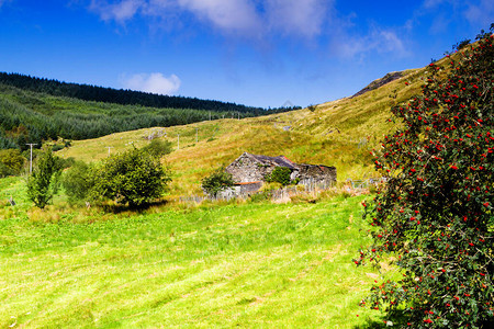 英国北威尔士的斯诺登尼亚公园斯诺登尼亚是威尔士北部的山脉图片