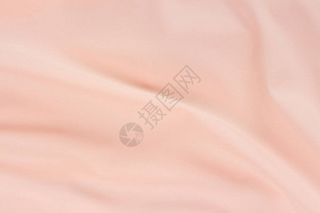 丝绸粉色织物波背景图片