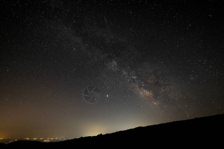 从SierradeTormantos的银河景观图片