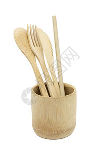 竹木餐具一次叉子勺子刀子竹杯图片