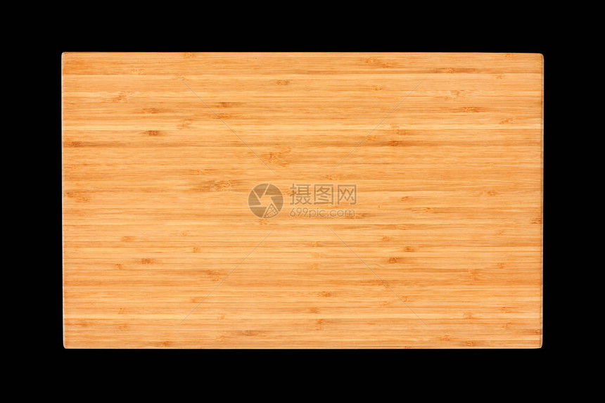 用于厨房准备的空白块或木制切菜板或顶视图木棕色桌子或带地板的墙壁图片
