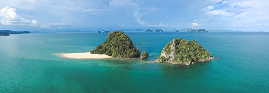 Phuket与泰国Krabi之间的安达曼海岛屿KohNo图片