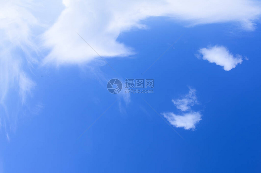 美丽的蓝色天空的图片视图白云飘忽图片