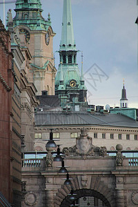 斯德哥尔摩小镇的建筑图片