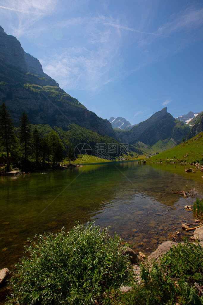 瑞士Ebenalp阿尔卑斯山的阿彭策尔附近Swis图片
