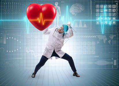 支持心血管心脏线的医生图片